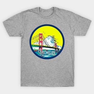 Michigan Vintage Decal T-Shirt